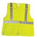 1264FR -BRK-L Lime Class 2 Modacrylic /Fabric Flame Resistant Vest